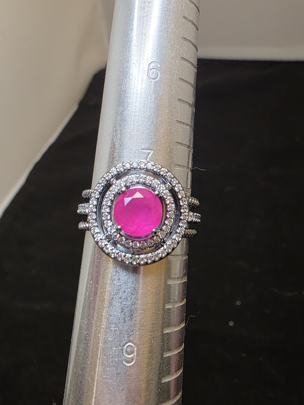RARE "She's The Moment" Double Halo Unicorn Ring